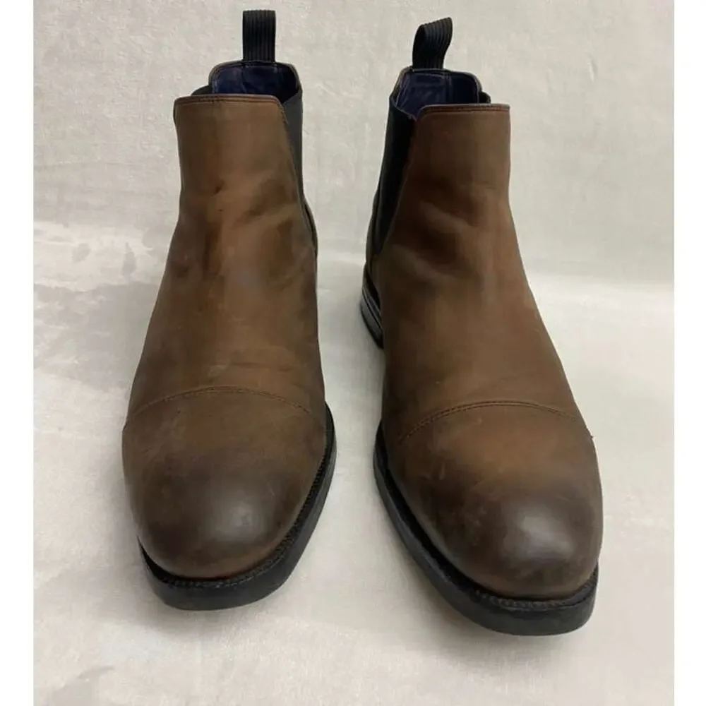 Cole Haan Boots Mens Wagner Grand Chelsea Brown Waterproof Ankle Chukka Sz 11 W